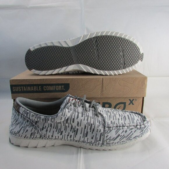 Twisted X Men's Zero X Casual Lace Up Loafer Sneaker - White/Grey MZX0001 - Picture 4 of 4